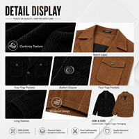 Veste coupe-vent Safari Urbane à boutons, personnalisable haut de gamme, fermeture simple boutonnage, toile teinte