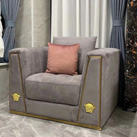 Style de canapé de luxe conçu bien vendu maison ménage moderne canapé sectionnel en tissu canapé ensemble meubles de salon