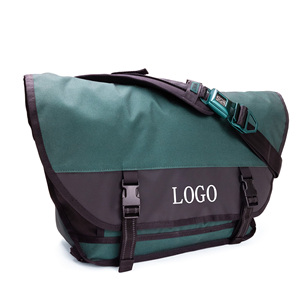Bolsa de Mensajero para Patinaje, Personalizada, de Nailon Reciclado 1050D, 24L, Verde, para Hombre - Product Image 1