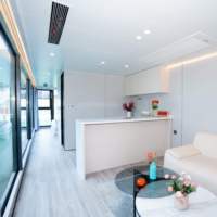 Maison capsule modulaire préfabriquée intelligente en acier léger F40, écologique, facile à installer, pour hôtel, maison, salon