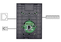 Contrôleur de DMX-E01L Euchips Console centrale 3W avec 36 modes d'éclairage Panneau de gradation DMX512 4x4 zones/scènes Connexion RJ45 IP20