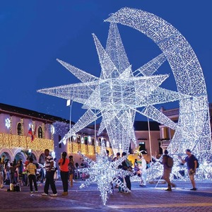 Giant 3D <b>LED</b> Polar Bear <b>Light</b> Outdoor Christmas Decoration for Mall & Park Large Illuminated Holiday Show <b>Xmas</b> Motif - Product Image 4