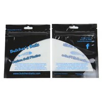 Appâts souples personnalisés pour la pêche, appâts pour vers, emballage en sachet refermable à trois côtés en PET+PE recyclable, emballage pour chewing-gum et lait