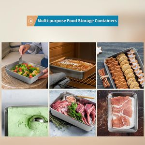 Sản phẩm mới phẳng sinh thái thân thiện ăn trưa hộp thép không gỉ container thực phẩm với nắp - Product Image 4