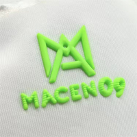Bouffée de vinyle transfert de chaleur fer sur autocollant Dtf conceptions étiquette de vêtements 3d surélevé en relief Tpu Silicone lettre Logo étiquette