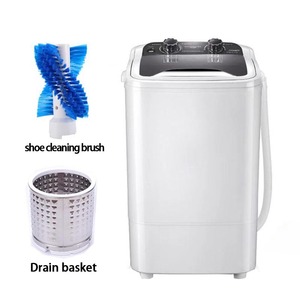 Lave-<span class=keywords><strong>linge</strong></span> semi-automatique <span class=keywords><strong>mini</strong></span> domestique de 7,5 kg avec fonctions multifonctions de nettoyage et de séchage des chaussures - Product Image 3