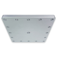 Plaque d'extrémité de nébuliseur en aluminium 6063 usinée pour composants de dispositifs médicaux, profilé en aluminium anodisé percé CNC, Foshan