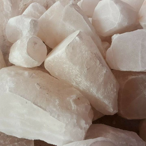 Lampe de sel de l'Himalaya naturelle écologique, blanche, 3-5 kg, lampe de nuit en cristal de roche, approuvée CE HACCP - Product Image 2