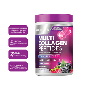 Proteína de Suero de Leche al por Mayor de Marca Privada, Bebida de Colágeno en Polvo de Pescado y Res, Apoyo para la Piel, Cabello y Uñas, Suplemento de Colágeno - Product Image 1