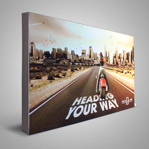 Reklam kumaşı Led Lightbox çerçevesiz Pop up katlanabilir kumaş Seg ışık kutusu - Product Image 5