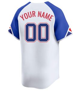 Оптовая продажа, трикотажные изделия для команды США, сшитые/напечатанные мужские и женские Молодежные бейсбольные майки на заказ - Product Image 2