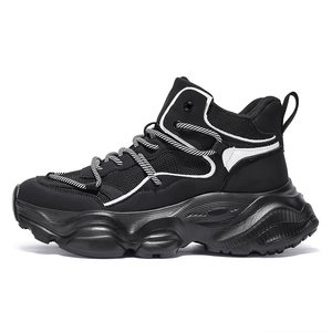 Zapatos Deportivos Casuales para Hombre, con Suela Gruesa Antideslizante, Zapatos para Correr a la Moda, Versátiles, con Parte Superior de Malla y Suela de Goma - Product Image 3