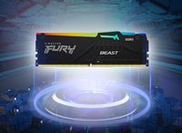 For FURY Black 64GB (32Gx2) 6400Mhz DDR5 RGB XMP3.0 Desktop Memory KF552C40BBAK2-64 in Stock RAM