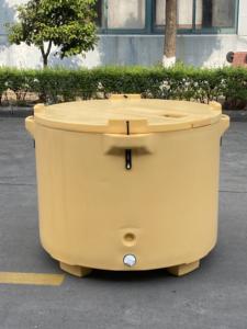 ภาชนะบรรจุปลาที่มีฉนวนหุ้ม630L กล่องกลมกล่องปลาขนาดใหญ่กระเป๋าโท้ทใส่ปลาที่มีฉนวนทนทาน - Product Image 4