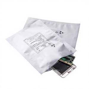 Bolsas de papel de aluminio con parte superior abierta de muestra gratis Bolsa de barrera de humedad ESD para protección de dispositivos electrónicos - Product Image 1