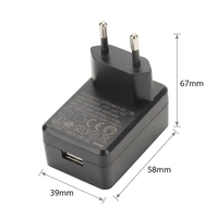Cargador USB con Enchufe Europeo, Estándar IEC61347, Máx. 12W 5V2A, Certificado CE, Adaptador de Corriente para Iluminación LED, Venta al Por Mayor