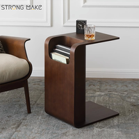 Table basse en bois moderne du milieu du siècle Table d'appoint de canapé de salon Table basse en bois pour le salon