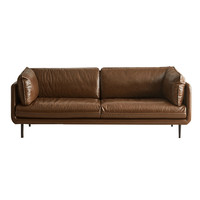Neues Design Luxuriöses Italienisches Ecksofa-Bezug Echtleder-Schlafsofa Umweltfreundlich für Wohnzimmer und Villa