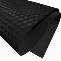 Bâche en tissu tissé robuste, imperméable et coupe-vent, enduite de PVC, 900-1450 GSM, gaufrée hexagonale, ignifuge