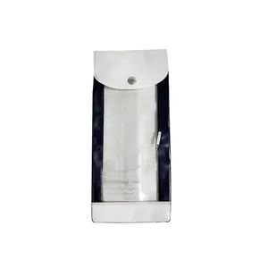 Nouvelle boîte créative en PVC sac de rangement étanche Transparent pour cosmétiques pochette à crayons avec fenêtre transparente