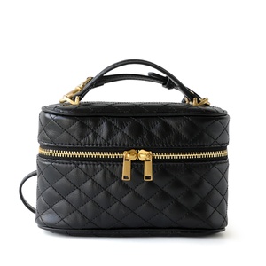 Borsa a Tracolla Piccola Quadrata in Pelle Scamosciata di Pecora con Motivo a Diamante, in Pelle Bovina e Crine di Cavallo, Lusso Moderno, con Cerniera, per Telefono e Pranzo - Product Image 1