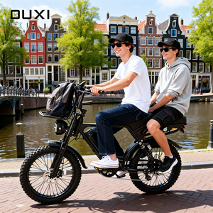 จักรยานไฟฟ้า OUXI รุ่น V8 Ultra-T 48V 15Ah โครงเหล็ก ยาง Fatbike ขนาด 6.9 ซม. พร้อมมอเตอร์ดุมล้อหลังแบบ LCD และแบตเตอรี่ลิเธียม 7 สปีด - Product Image 1
