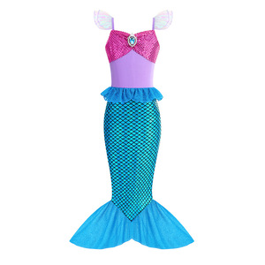 Disfraz de Princesa Sirena para Niñas, Traje de Baño para Halloween, Cumpleaños y Fiestas, Gran Venta - Product Image 4