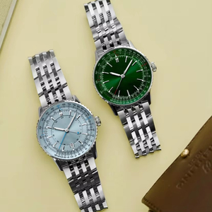 Automatic <b>Watch</b>, Coin Edge Bezel, Multiple Color Dials, Stainless Steel Bracelet - Product Image 2