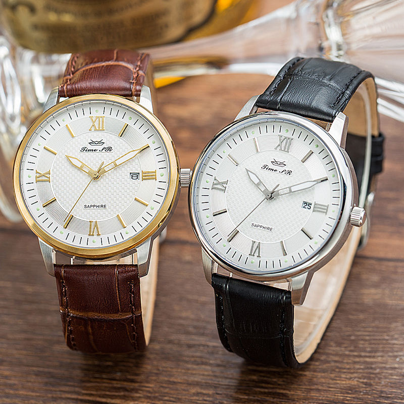 Time PR Precise Punctual Men's Quartz Watches Fashion Stainless