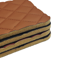 5D mousse grande surface pochette matelassée poinçon broderie PVC Rexine cuir synthétique siège de voiture couverture de sol voiture accessoires décoratifs