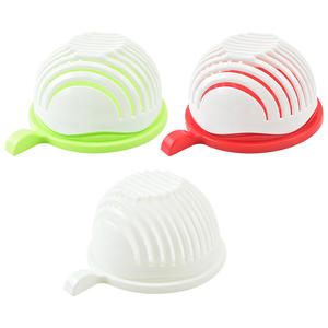 थोक 3 in1 रचनात्मक सलाद कटर कटोरा फल हेलीकॉप्टर सब्जी स्लैक निर्माता कटर कटोरा - Product Image 6