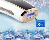 Épilateur IPL portable pour femmes, appareil d'épilation au laser avec fonction de refroidissement par glace pour une utilisation à domicile et en voiture, pour un usage domestique