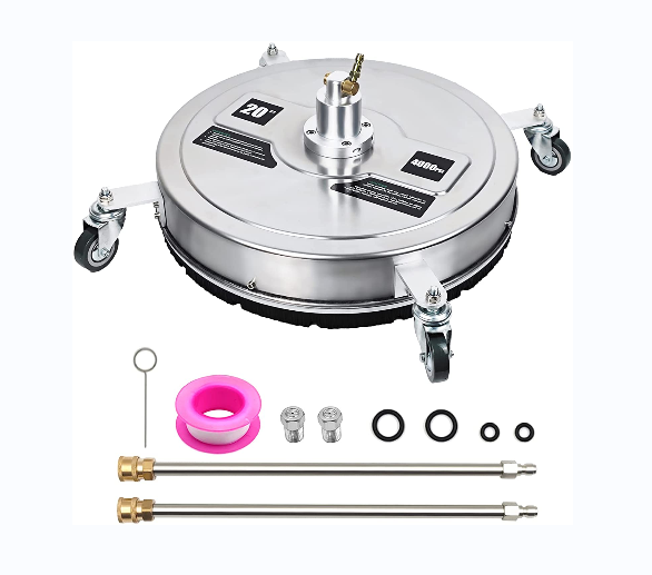 Скруббер для пола 20 дюймов, Лучший насадочный аппарат для мойки бетона под давлением