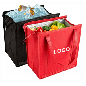 Bolsa Térmica Multifuncional de Aluminio Aislante y Tela No Tejida, Reutilizable para Entrega de Alimentos, Compras, Color Personalizado - Product Image 2