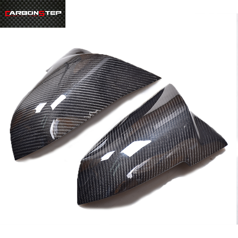 Пользовательские ABS черный Глянец углеродного волокна вид сбоку м выглядеть зеркало заднего вида покрытия для BMW 1/2/3/4/5/6/7 серии