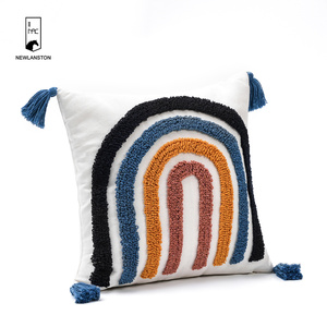 Funda de cojín <span class=keywords><strong>marroquí</strong></span> <span class=keywords><strong>para</strong></span> decoración del hogar, 18x18, funda de almohada de <span class=keywords><strong>aguja</strong></span>, <span class=keywords><strong>para</strong></span> sofá, cama - Product Image 2