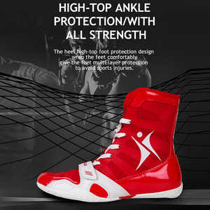 Chaussures de <span class=keywords><strong>boxe</strong></span> en microfibre de haute qualité, en cuir synthétique, pour hommes et femmes, légères, à tige haute, pour la <span class=keywords><strong>boxe</strong></span> - Product Image 5