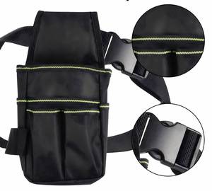 Bolsa de Herramientas con Cinturón, Mini Bolsa de Herramientas, Organizador de Herramientas Multiusos para Artesanos, Electricistas, Técnicos de Mantenimiento - Product Image 2