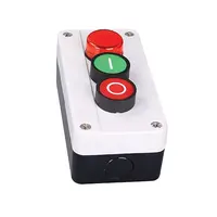 NIN XB2-B366 ad alte prestazioni 2 ritorno a molla push button 1 red pilot luce NO + NC push button switch di controllo box