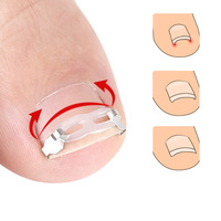 Kit de Correction des Ongles Incarnés en Acier Inoxydable avec Outil d'Installation et Patch de Correction