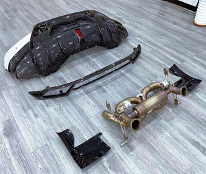 Cubierta de parachoques trasero para coche amborghini urricane 580 L610, kit de carrocería de calidad semirfibra de carbono estilo P - Product Image 6