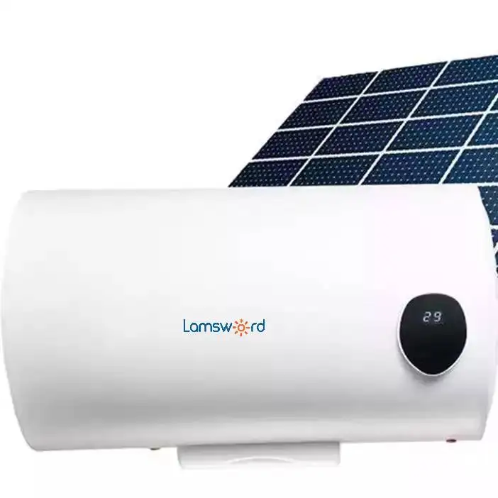 Solarsp eicher Elektrischer Warmwasser bereiter DC Solar PV Warmwasser bereiter Kostenlose Ersatzteile Edelstahl 40L 50L 60L 80L 100L Flach platte 60