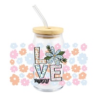Venta caliente Uv Dtf Stickers Listo para transferencias para 16 20Oz Tazas Botellas Black Girls Impermeable Uv Dtf Cup Wrap Calcomanías