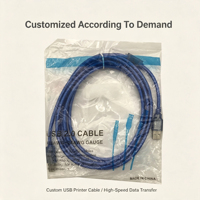 Câble d'imprimante USB 3.0 personnalisé DC USB-CP1H, mâle B vers mâle, câble de signal haute vitesse pour équipement de scanner industriel, assemblage de connexion