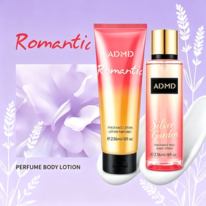 Set de Loción Corporal y Perfume ADMD Amber Romance/Lone Addict/<span class=keywords><strong>Bare</strong></span> <span class=keywords><strong>Vanilla</strong></span>, Kit de Cuidado Corporal con Aroma - Product Image 2