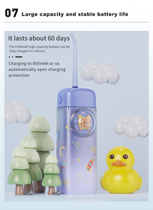 <span class=keywords><strong>Irrigador</strong></span> Bucal Inalámbrico de Doble Modo con Batería de 120 ml para Niños, para Uso Doméstico y al Aire Libre - Product Image 4