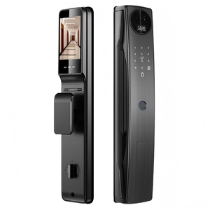 Serrure de <span class=keywords><strong>porte</strong></span> intelligente WiFi Tuya App avec reconnaissance faciale 3D, interphone vidéo, stockage cloud, sécurité domestique, <span class=keywords><strong>porte</strong></span> en aluminium - Product Image 1