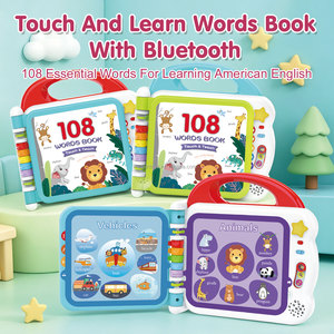 Livre d'<span class=keywords><strong>anglais</strong></span> interactif 108 mots Touch&Teach, livre électronique en plastique pour enfants avec chansons anglaises, jouet éducatif pour enfants - Product Image 2