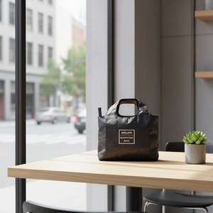 Sac fourre-tout écologique imprimé sur mesure, réutilisable, en toile de coton, avec poignées, pour courses au supermarché, emballage cadeau, vente en gros, fournisseur en vrac - Product Image 2
