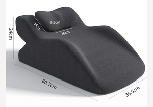 Oreiller de soutien <span class=keywords><strong>pour</strong></span> <span class=keywords><strong>le</strong></span> cou et <span class=keywords><strong>le</strong></span> dos en mousse à mémoire de forme, <span class=keywords><strong>coussin</strong></span> lombaire, housse amovible et lavable, appui-tête ergonomique <span class=keywords><strong>pour</strong></span> <span class=keywords><strong>dormir</strong></span> <span class=keywords><strong>sur</strong></span> <span class=keywords><strong>le</strong></span> ventre - Product Image 2